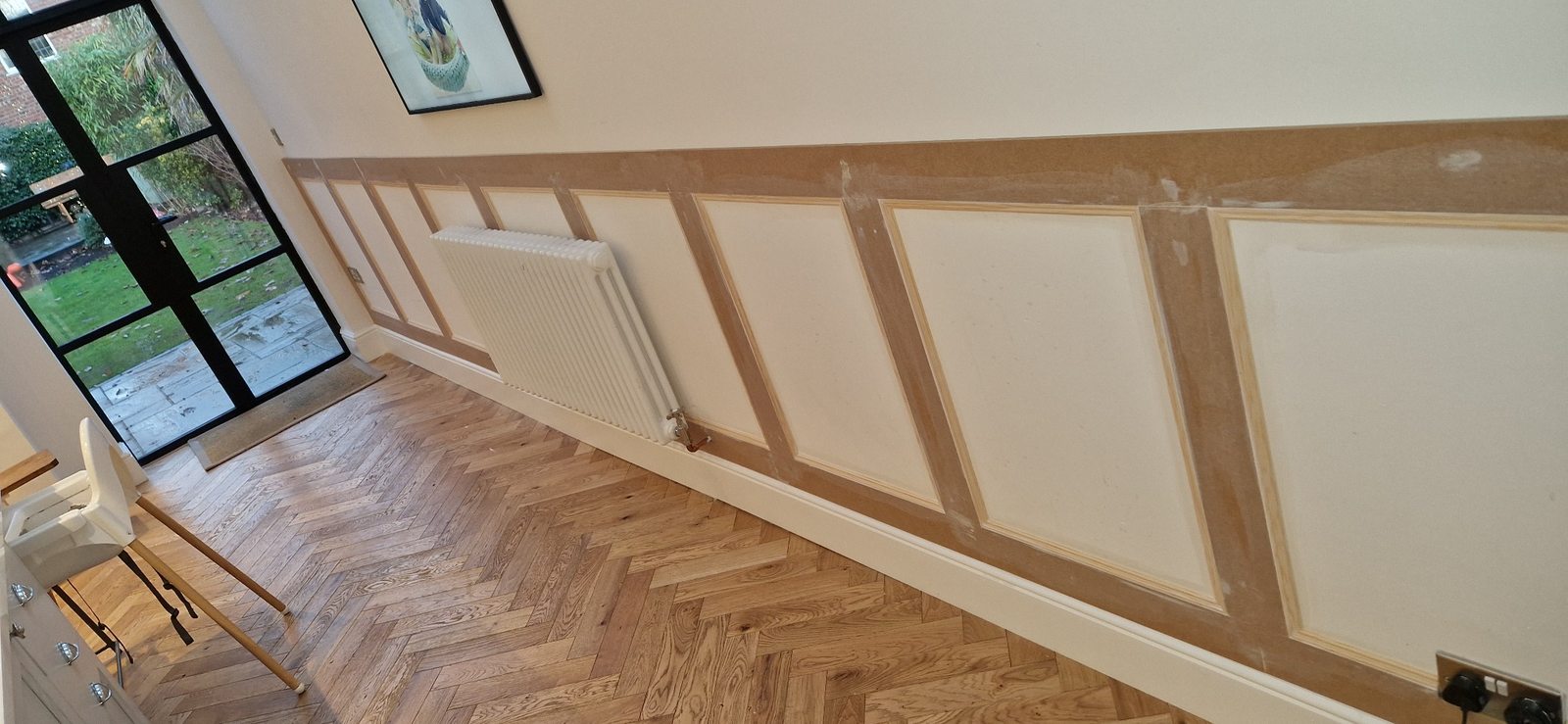 Decorative MDF wall panelling